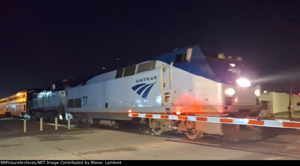 Amtrak 58 with a rare treat